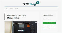 Desktop Screenshot of fene-blog.de